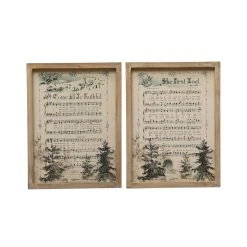 Brand new ⭐ Assorted ❄ Christmas Sheet Music Wall Hanging by Ashland® ✔️