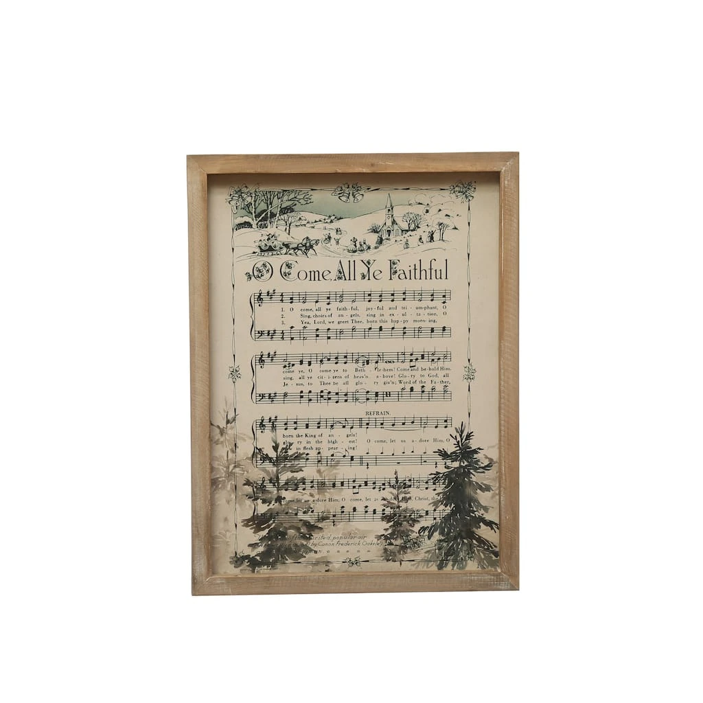 Brand new ⭐ Assorted ❄ Christmas Sheet Music Wall Hanging by Ashland® ✔️ 4 Brand new ⭐ Assorted ❄ Christmas Sheet Music Wall Hanging by Ashland® ✔️ - Image 2