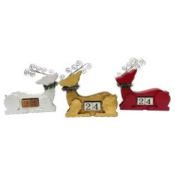 Coupon 🌟 Assorted 11" Christmas Countdown Tabletop Deer by Ashland® 🛒