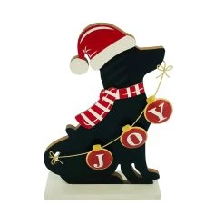 Outlet 🥰 10'' Christmas Dog with Joy Tabletop Décor by Ashland® 🔔
