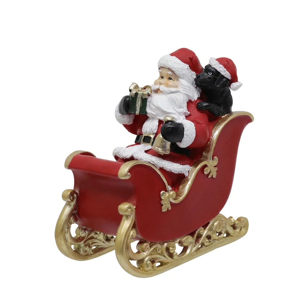 Best Sale ✨ 8" Santa On Sleigh Tabletop Decoration by Ashland® ✔️ 4 Best Sale ✨ 8" Santa On Sleigh Tabletop Decoration by Ashland® ✔️ - Image 2
