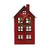 Hot Sale ⌛ 10" Red House With Wreath Tabletop Decoration by Ashland® 🛒