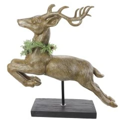 Wholesale ✨ 21" Leaping Stag with Greenery Tabletop Accent by Ashland® 🤩