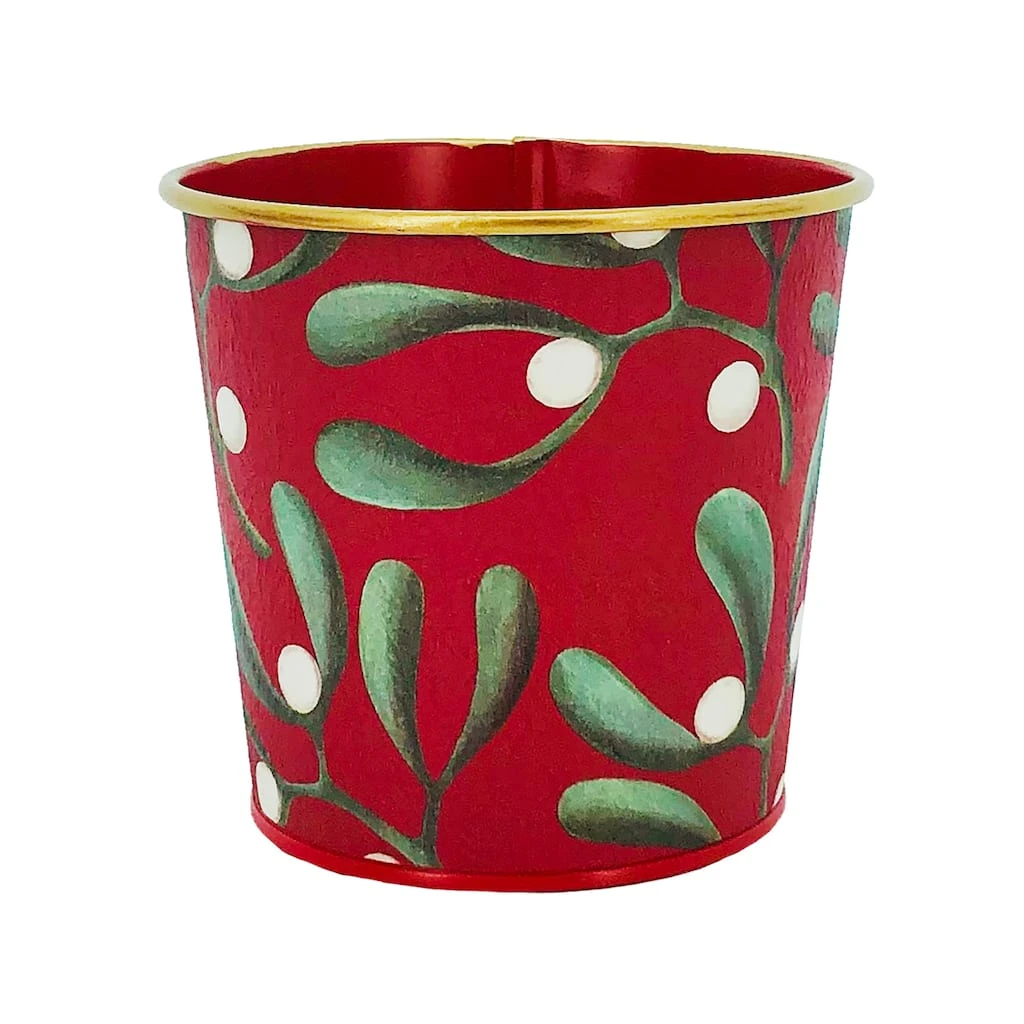 Flash Sale 😀 Assorted 4'' Mistletoe Bucket Christmas Tabletop Décor by Ashland® 🥰 6 Flash Sale 😀 Assorted 4'' Mistletoe Bucket Christmas Tabletop Décor by Ashland® 🥰 - Image 4