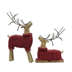 Flash Sale ⭐ Assorted 11.5" Tabletop Deer with Sweater by Ashland® ✔️