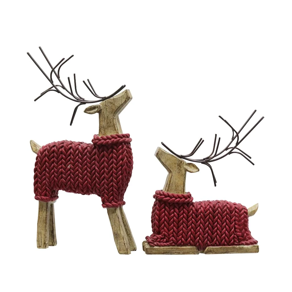 Flash Sale ⭐ Assorted 11.5" Tabletop Deer with Sweater by Ashland® ✔️ 3 Flash Sale ⭐ Assorted 11.5" Tabletop Deer with Sweater by Ashland® ✔️