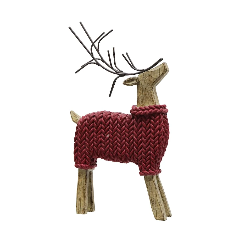 Flash Sale ⭐ Assorted 11.5" Tabletop Deer with Sweater by Ashland® ✔️ 4 Flash Sale ⭐ Assorted 11.5" Tabletop Deer with Sweater by Ashland® ✔️ - Image 2