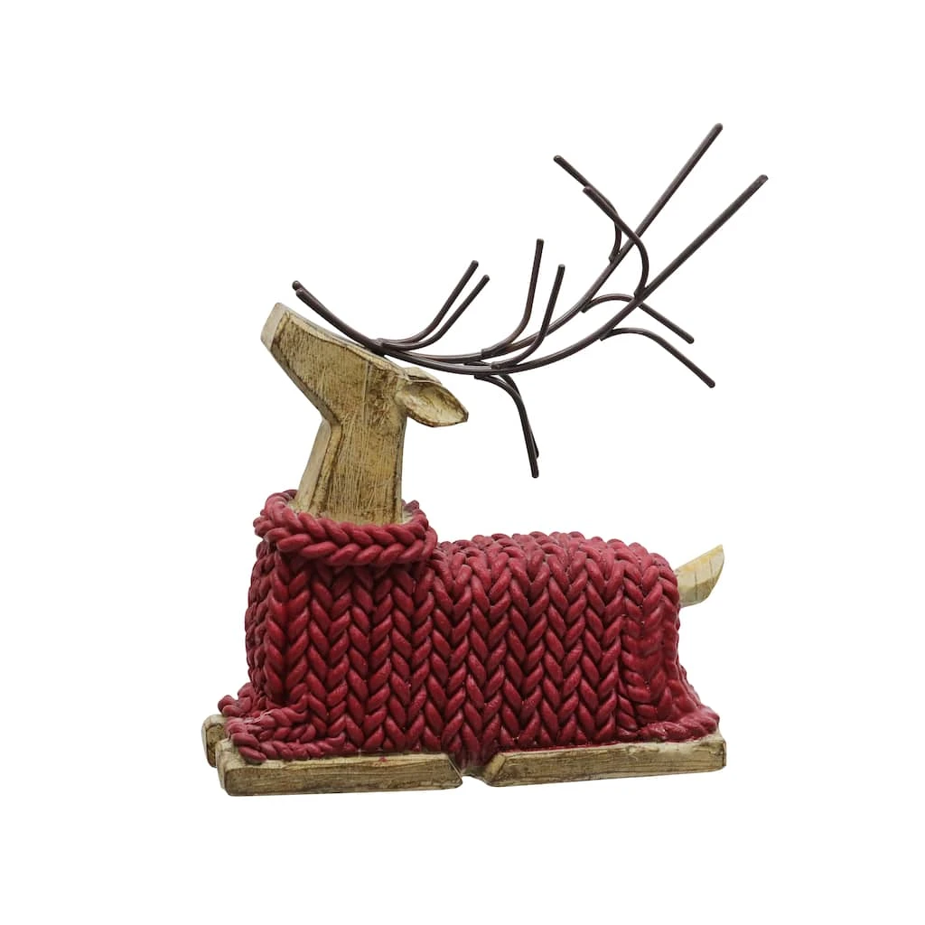 Flash Sale ⭐ Assorted 11.5" Tabletop Deer with Sweater by Ashland® ✔️ 5 Flash Sale ⭐ Assorted 11.5" Tabletop Deer with Sweater by Ashland® ✔️ - Image 3