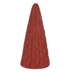 Deals 🎁 8" Red Cable Knit Tabletop Tree by Ashland® 👏