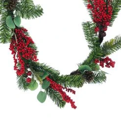 Flash Sale ⭐ 6ft. Eucalyptus & Red Berries Garland by Ashland® 🔥