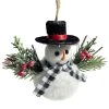 Best Sale ❤️ 4.3'' Snowman with Black Hat Christmas Ornament by Ashland® 👍 -Ashland Shop 10699379 1