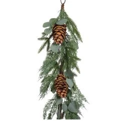 Best Pirce ✔️ 6ft. Mixed Pine, Pinecone & Eucalyptus Garland by Ashland® 🔔