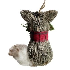 New 💯 4'' Fox with Plaid Scarf ❄ Christmas Ornament by Ashland® ❤️ -Ashland Shop 10699396 3