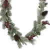 Best deal 😉 6ft. Flocked Red Berry Pine Garland by Ashland® 😍