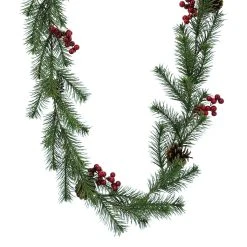 Deals 😍 6ft. Pine & Red Berry Garland by Ashland® ❤️