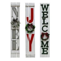 Deals ✨ Assorted Wood Holiday Door Greeter with Wreath by Ashland® 💯