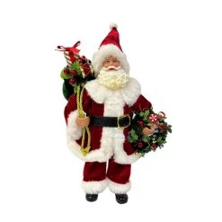 Best deal 🥰 10.5" Santa with Wreath Figure by Ashland® 😉
