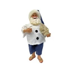 Discount ✨ 10.5" Santa with Salilboat Figure by Ashland® 🤩