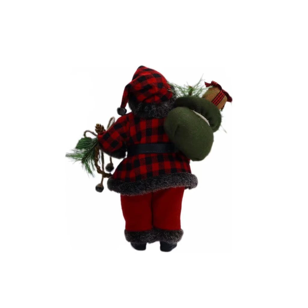 Cheapest ✔️ 10.5" Buffalo Check Santa Figure by Ashland® 😀 5 Cheapest ✔️ 10.5" Buffalo Check Santa Figure by Ashland® 😀 - Image 3