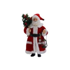 Coupon ✨ 11" Traditional Santa with Lamp Figure by Ashland® 🔥