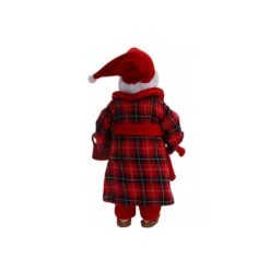 Cheap ⌛ 10.5" Plaid Robe Santa Figure by Ashland® ⌛ -Ashland Shop 10699570 3