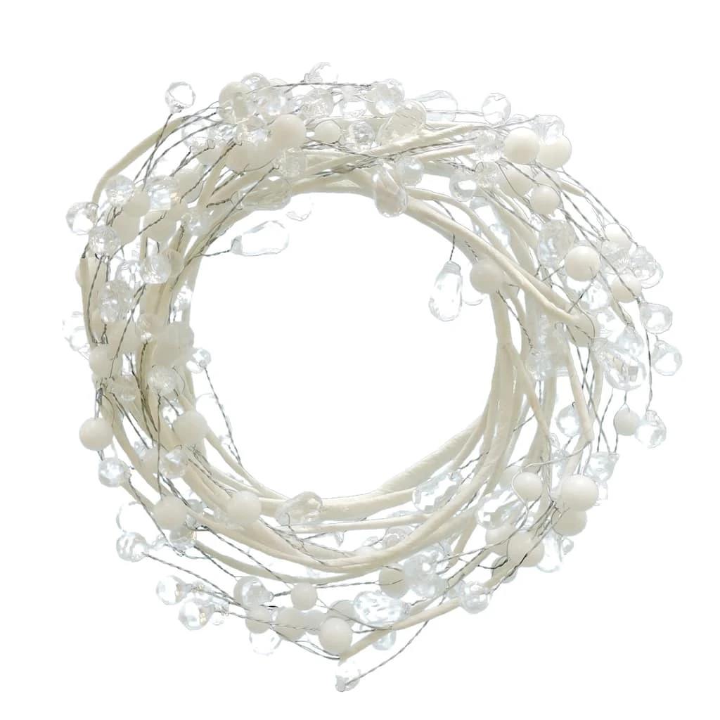 Hot Sale π 5ft. White Clear Bead Coiled Garland by Ashland® π₯ 4 Hot Sale π 5ft. White Clear Bead Coiled Garland by Ashland® π₯ - Image 2