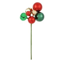 Flash Sale ✔️ Red, Green & Gold Bells & Balls Pick by Ashland® 😉