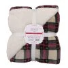 Promo ✔️ Ivory Plaid Berber Throw Blanket by Ashland® ✔️ -Ashland Shop 10699724 1