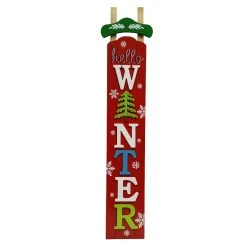 Outlet 😀 Assorted Wood Winter Door Greeter by Ashland® ❤️ -Ashland Shop 10699731 3