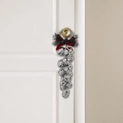 Cheapest 💯 14.5 Shiny Silver Bell Bunch Door Hanger by Ashland® 🌟 6 Cheapest 💯 14.5 Shiny Silver Bell Bunch Door Hanger by Ashland® 🌟 -Ashland Shop 10699744 2
