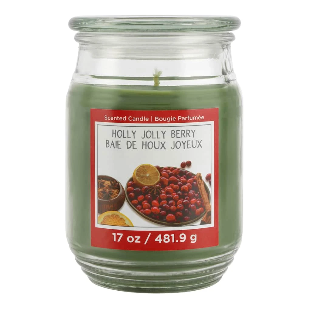 Discount ❤️ Holly Jolly Berry Scented Jar Candle by Ashland® 🌟 3 Discount ❤️ Holly Jolly Berry Scented Jar Candle by Ashland® 🌟