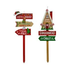 Coupon 🤩 Assorted 36" North/Gingerbread Christmas Yard Stake by Ashland® ❤️
