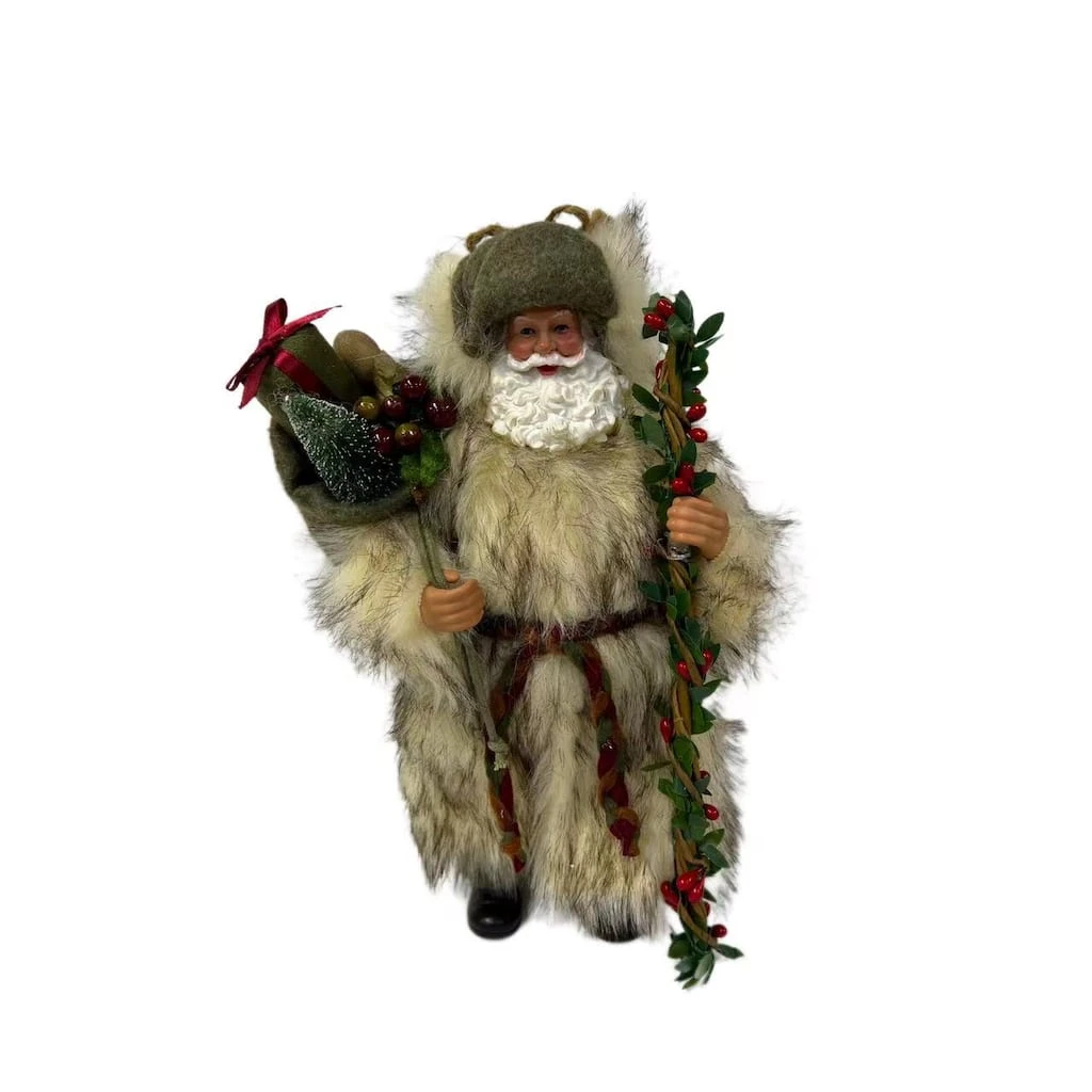 Wholesale ❤️ 11" Woodland Santa Figurine by Ashland® 🧨 3 Wholesale ❤️ 11" Woodland Santa Figurine by Ashland® 🧨