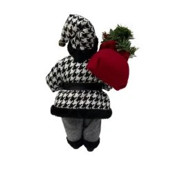 Outlet 😍 10.5" Houndstooth Santa Figurine by Ashland® ⭐ -Ashland Shop 10699786 3