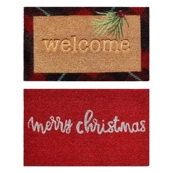 Best Pirce 🎉 Assorted Welcome & Merry Christmas Doormat by Ashland® 🔔