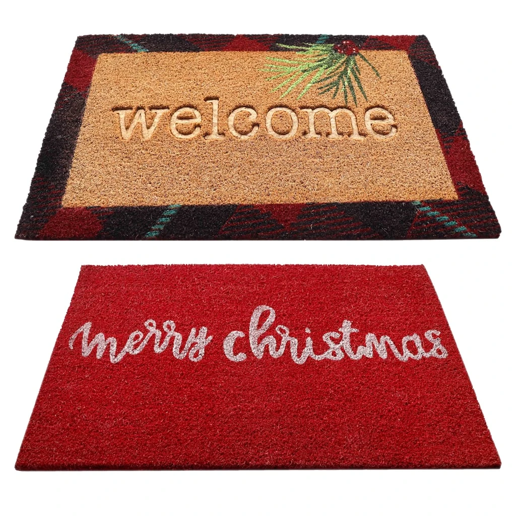 Best Pirce 🎉 Assorted Welcome & Merry Christmas Doormat by Ashland® 🔔 4 Best Pirce 🎉 Assorted Welcome & Merry Christmas Doormat by Ashland® 🔔 - Image 2