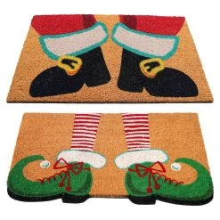 Budget 🎁 Assorted Santa & Elf Feet Doormat by Ashland® 🔥 -Ashland Shop 10699814 2