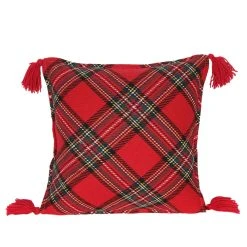 Best Sale ⌛ Red Plaid ❄ Christmas Accent Pillow by Ashland® 😍