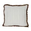 Buy ✔️ White Cable Knit ⌛ Christmas Accent Pillow with Faux Fur Trim by Ashland® 😀 -Ashland Shop 10699841 1