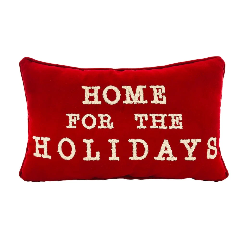 Outlet ⭐ Home for the Holidays Pillow by Ashland® ✨ 3 Outlet ⭐ Home for the Holidays Pillow by Ashland® ✨