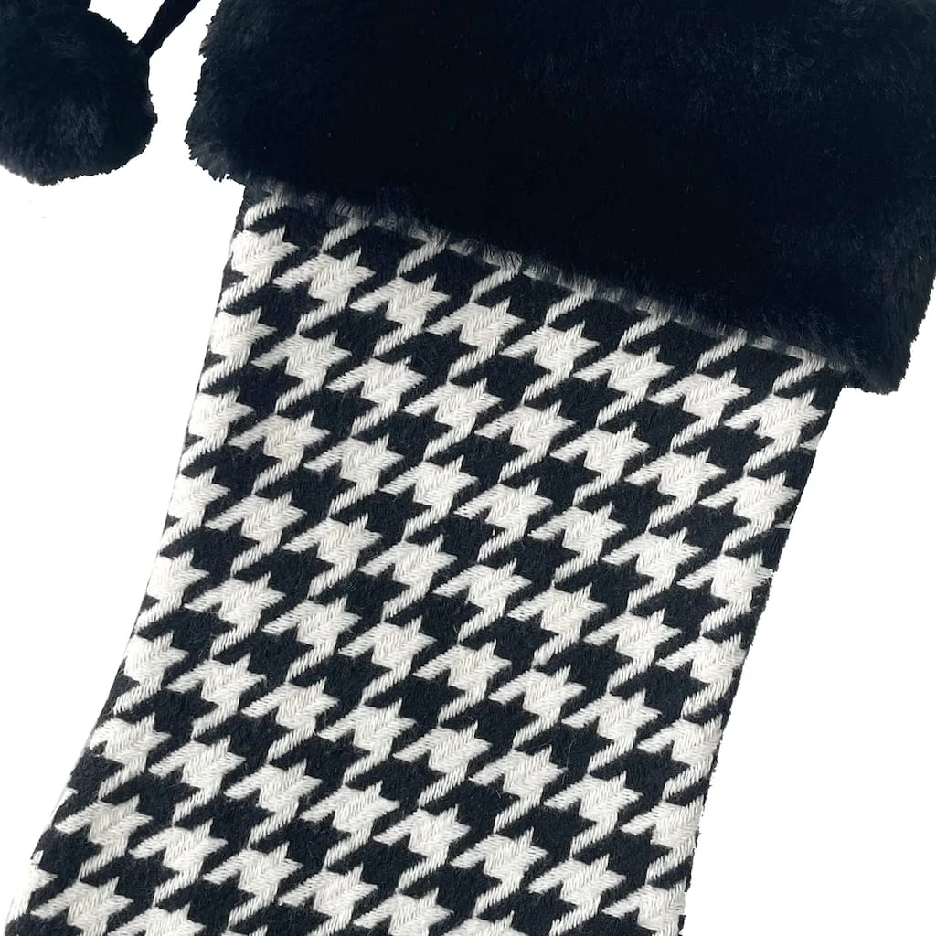 Discount 😍 18" Houndstooth Stocking by Ashland® ❤️ 4 Discount 😍 18" Houndstooth Stocking by Ashland® ❤️ - Image 2