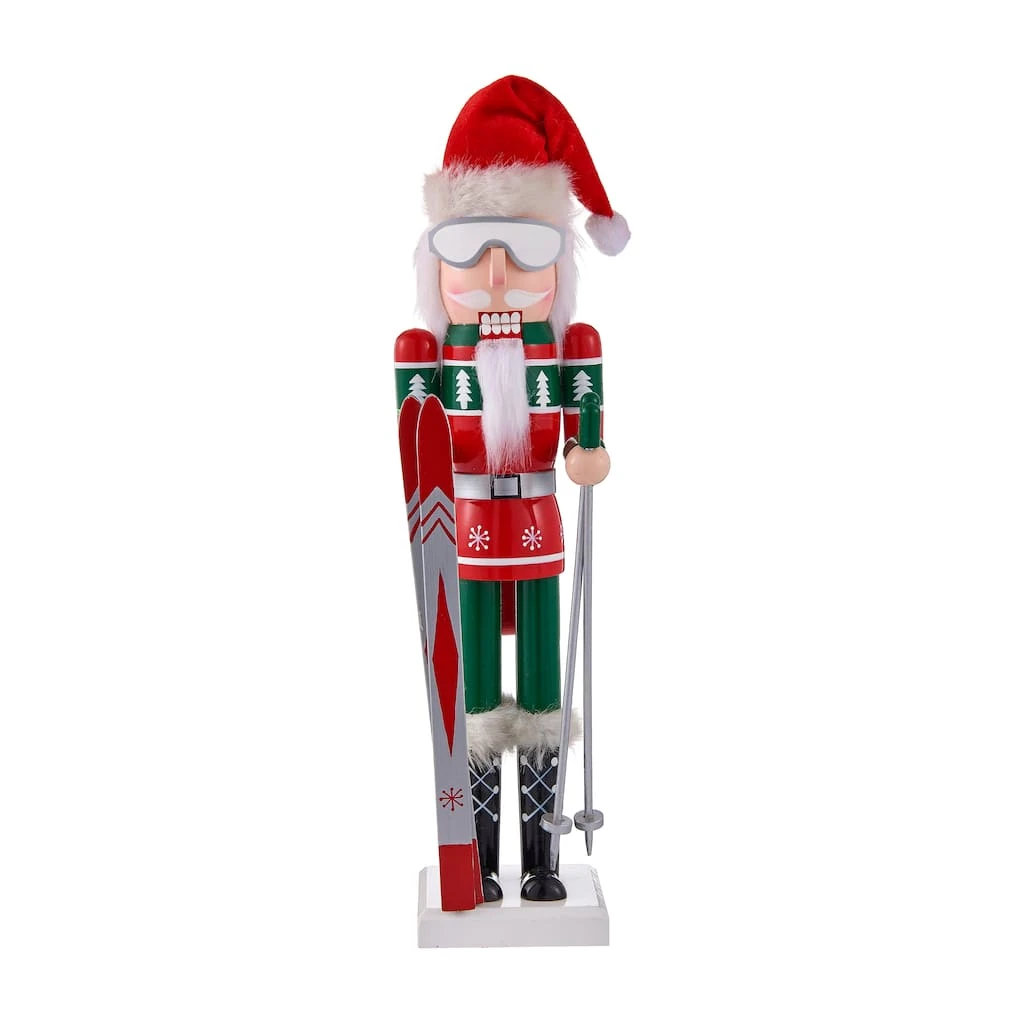 Deals ✨ 16" Santa Skier Collectible Nutcracker by Ashland® ⭐ 3 Deals ✨ 16" Santa Skier Collectible Nutcracker by Ashland® ⭐