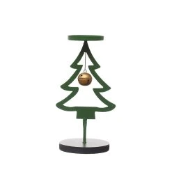 Hot Sale ⭐ Christmas Tree Pillar Candle Holder by Ashland® ⌛