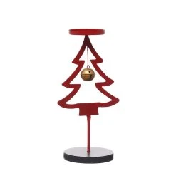 Promo 👏 14.5" Red Tree Pillar Candle Holder by Ashland® ✔️