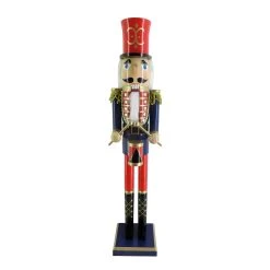 Best deal 🤩 2.5ft. Classic Drummer Nutcracker by Ashland® ✔️