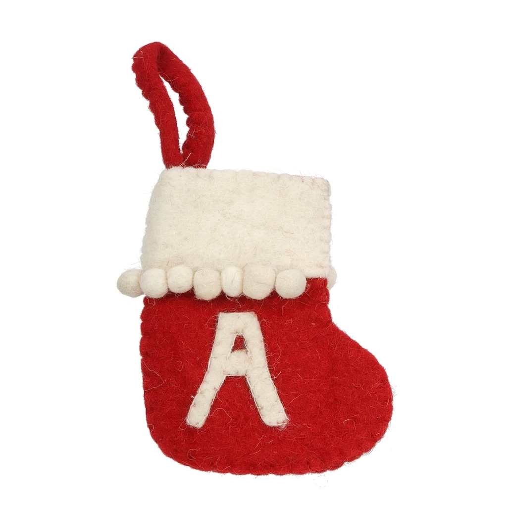 Flash Sale 😍 Assorted 6" Monogram Mini Stocking Ornament by Ashland® 💯 4 Flash Sale 😍 Assorted 6" Monogram Mini Stocking Ornament by Ashland® 💯 - Image 2