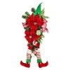 Best Pirce 🔥 28" Poinsettia & Elf Leg Teardrop by Ashland® 😍 -Ashland Shop 10699993 1