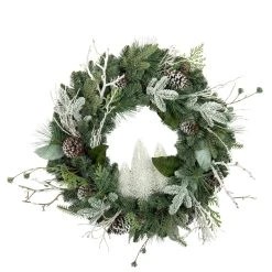 Brand new ⌛ 28" Christmas Tree & Pinecone Wreath by Ashland® ✔️