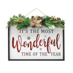 Best deal 🤩 Most Wonderful Time Of The Year Wall Sign by Ashland® 💯