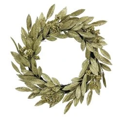 Brand new ❤️ 24" Champagne Leaves & Berries Wreath by Ashland® 🎁